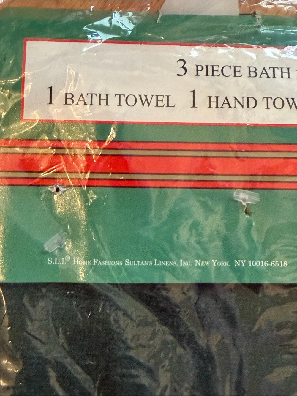🆕Sultans linens 3 piece winter forest green towel set red cardinals guest bath